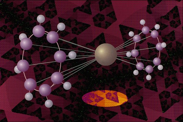 617037 Molecular Structure A4 Photo Print