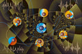 617068 Oscillations A4 Photo Print