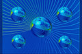 617070 Tight Blue Formation A4 Photo Print