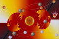 617077 An Egg And A Meteor A4 Photo Print