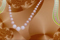 617086 Pearl Necklace A4 Photo Print