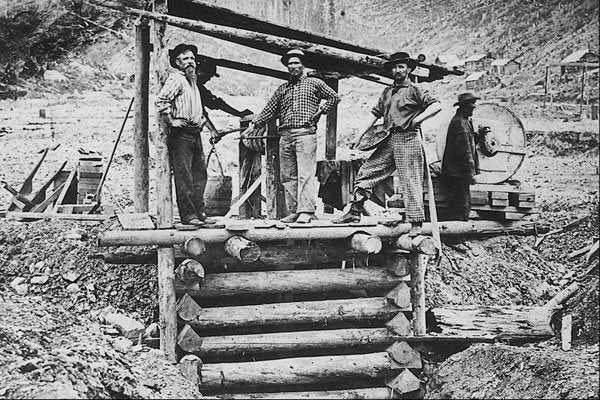 619012 Cariboo Miners, B.C., 1867 68, Photo F. Dally C 19423 A4 Photo Print