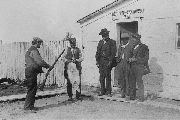 619018 Trading At Fort Resolution, N.W.T., C.1925, C 38173 A4 Photo Print