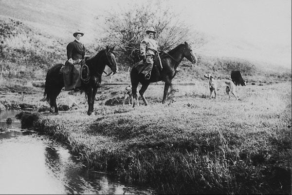 619033 Ranching Scene, Photo W.J. Topley PA 13088 A4 Photo Print