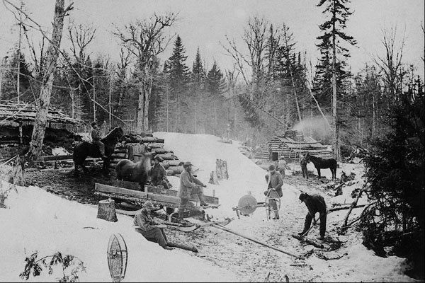619057 Nashwaak River, N.B., C.1870, Photo W. Notman PA 112117 A4 Photo Print