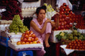 621007 Fruit Seller, Dalat, Vietnam A4 Photo Print