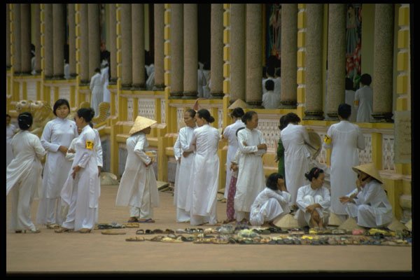 621019 Cao Dai Cathedral, Tay Ninh A4 Photo Print
