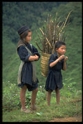 621048 Children, Sapa, Northern Vietnam A4 Photo Print