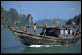 621052 Fishing Boat, Halong Bay A4 Photo Print