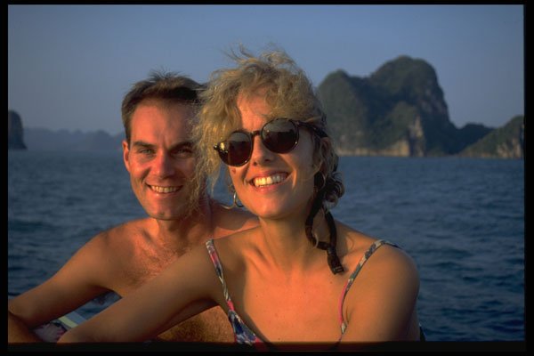 621055 Tourists On A Boat Trip, Halong Bay A4 Photo Print