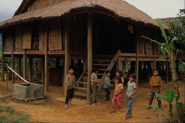 621083 Muong House On Stilts, Mai Chau A4 Photo Print