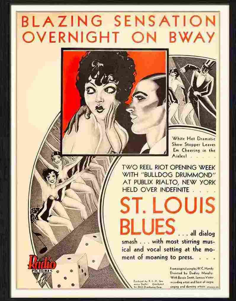622 09 st louis blues poster Advert A4 Photo Print