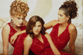 622003 Trio In Red A4 Photo Print