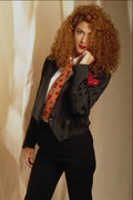 622017 Redhead With Long, Tight Curls In A Suit A4 Photo Print