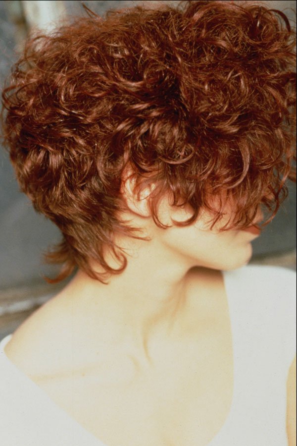 622026 Profile Of A Redhead With A Perm A4 Photo Print