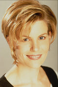 622029 Blonde With Short, Layered Style A4 Photo Print