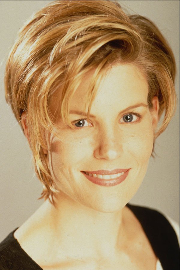 622029 Blonde With Short, Layered Style A4 Photo Print