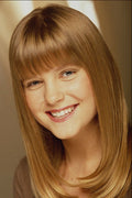 622059 Long Blonde With Bangs A4 Photo Print