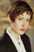 622080 Brunette With Wispy Layered Style A4 Photo Print