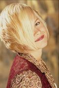 622081 Blonde With Long Bangs A4 Photo Print
