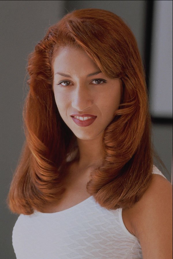 622091 Redhead With Long Soft Waves A4 Photo Print