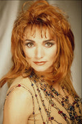 623002 Fiery Redhead With Teased Bangs A4 Photo Print