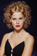 623011 Blonde Curls And Waves A4 Photo Print