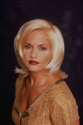 623018 Blonde With A Flip A4 Photo Print