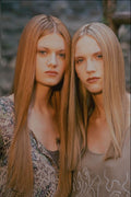 623021 Twins With Long Hair A4 Photo Print