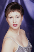 623043 Brunette With Short Bangs A4 Photo Print
