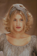 623072 Blonde With Scarf A4 Photo Print