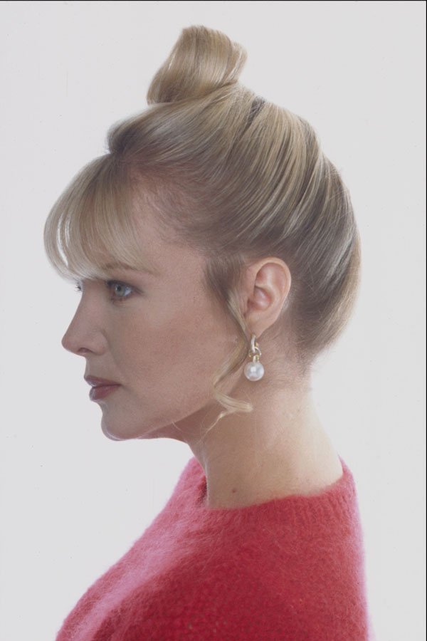 623089 Up do Profile With Tendrils A4 Photo Print