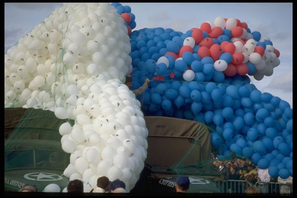 624026 Ballooons Released, St. Mere L'Eglise A4 Photo Print