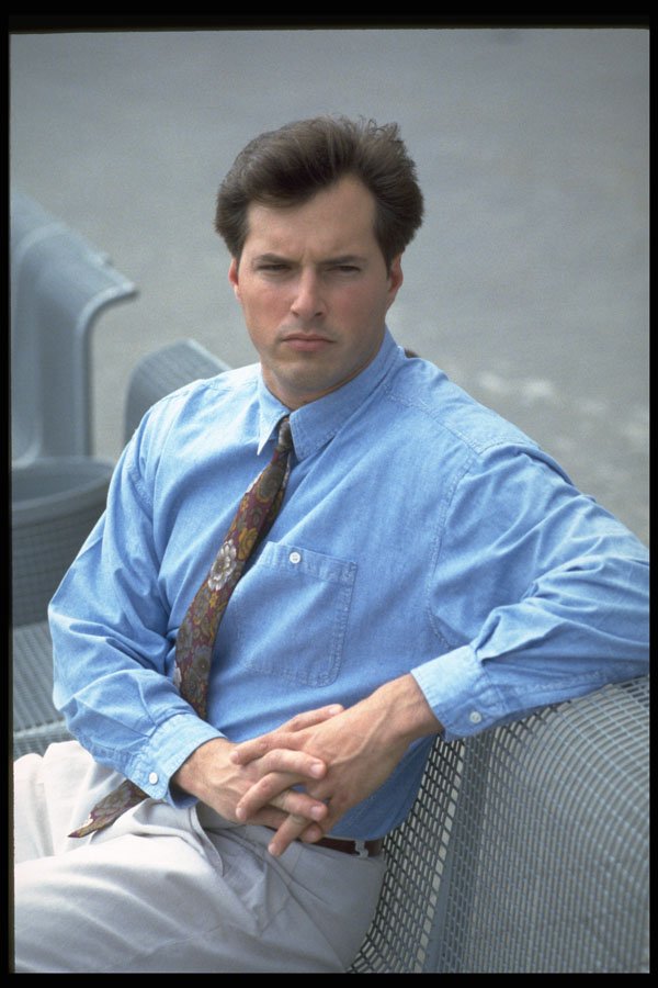 624030 Man On Bench A4 Photo Print