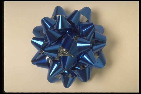 624035 Blue Bow A4 Photo Print