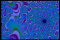 624043 Blue Sea Fractal Waves A4 Photo Print