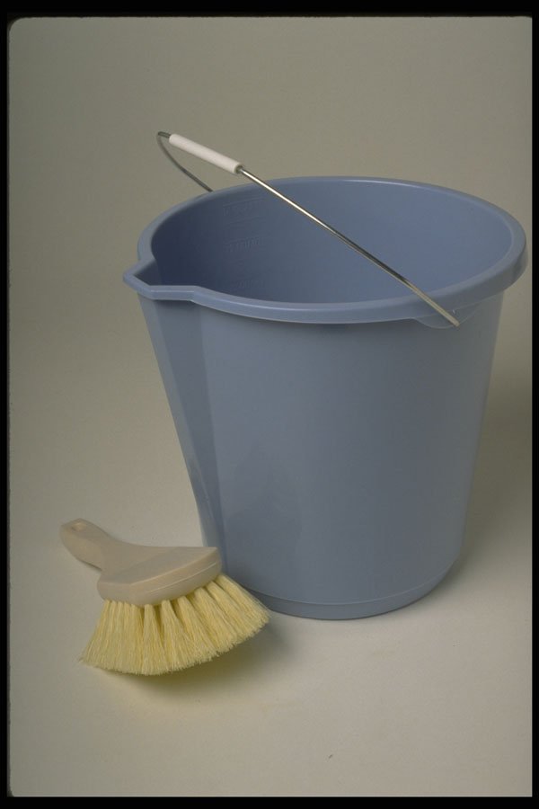 624052 Scrub Brush And Bucket A4 Photo Print