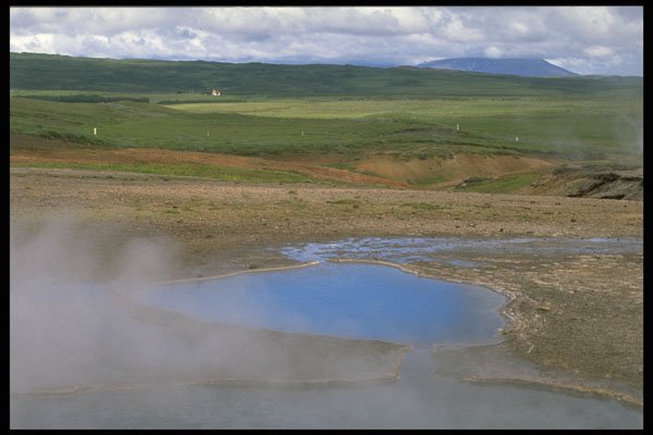 624069 A Blue Basin, Greysir, Iceland A4 Photo Print