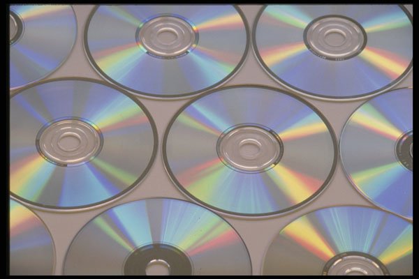 624074 Row Of CDs A4 Photo Print