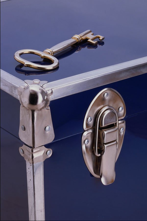 624080 Chest With A Key A4 Photo Print