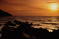 625001 Sunset From Putsborough Beach, Woolacombe Bay, North Devon A4 Photo Print