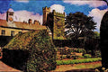 625005 Levens Hall Showing Clock Tower, Pele Tower And Main House A4 Limited Edition Watercolour Print