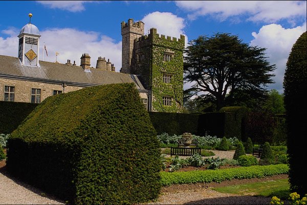 625005 Levens Hall Showing Clock Tower, Pele Tower And Main House A4 Photo Print