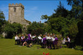 625008 Silver Band In English Country Garden A4 Photo Print