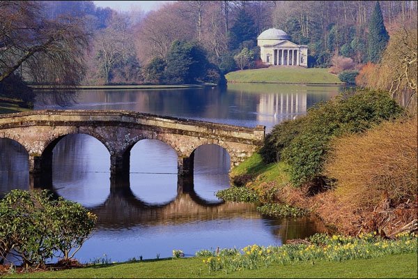 625014 Stourhead Garden, Wiltshire A4 Photo Print