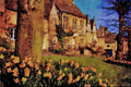 625016 Burford High Street, Cotswolds A4 Limited Edition Watercolour Print