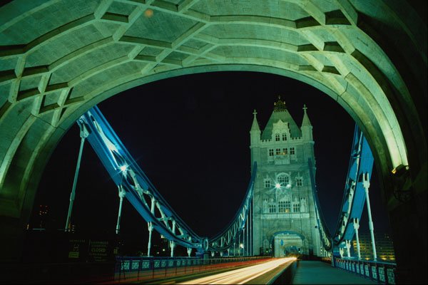 625036 Tower Bridge At Night, London A4 Photo Print