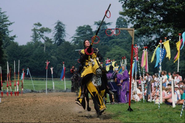 625045 Jousting At Breamore House, Fordingbridge, Hants A4 Photo Print