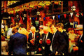 625057 People Outside London Pub A4 Limited Edition Watercolour Print