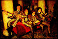 625058 The Beatles, Madame Tussaud's, London A4 Limited Edition Watercolour Print